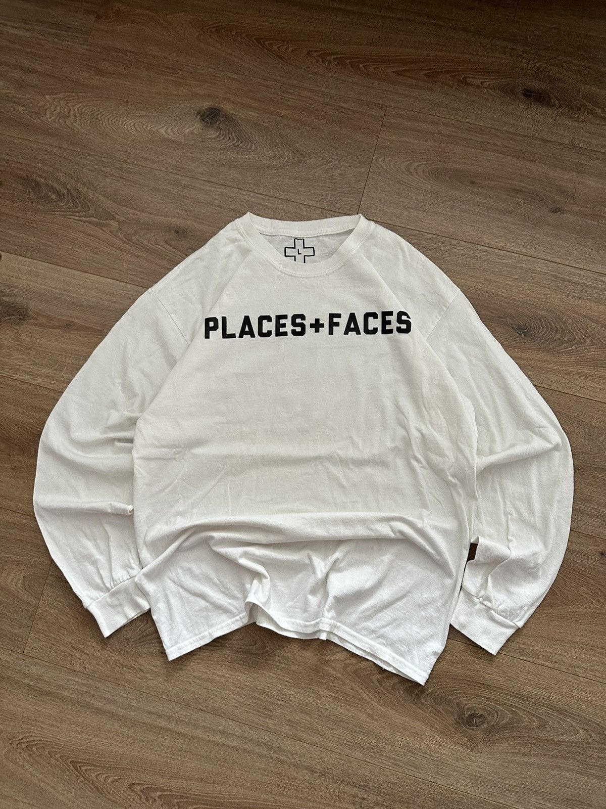 Places + Faces 🔥VINTAGE PLACES + FACES CROSS LOGO LONG SLEEVE🔥 Size US L / EU 52-54 / 3 - 1 Thumbnail