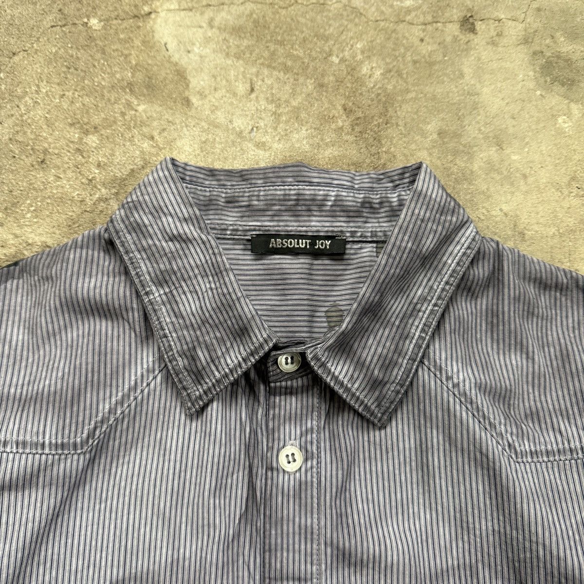 If Six Was Nine Absolut Joy Avant Garde Gray Button Ups Shirt Size US M / EU 48-50 / 2 - 4 Thumbnail