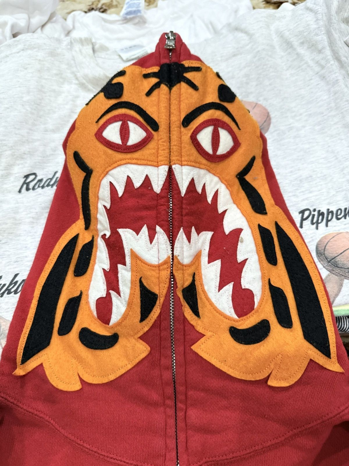Bape Hoodie Sweatshirt A Bathing Ape Tiger Full Zipper Size US M / EU 48-50 / 2 - 2 Thumbnail