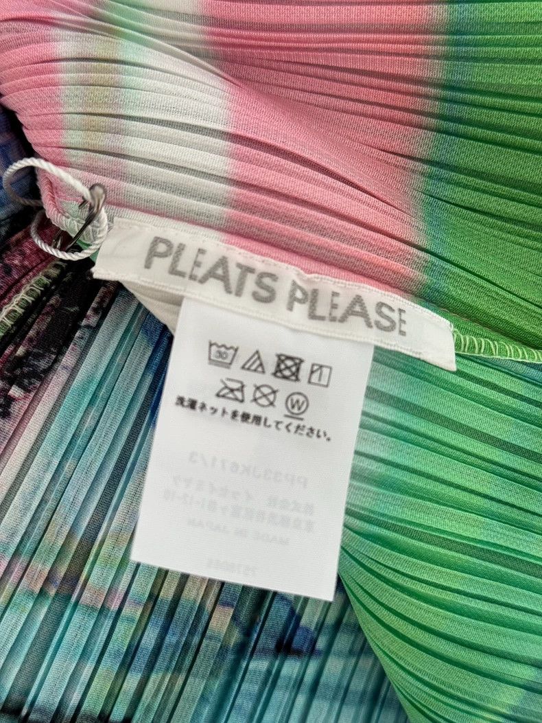 Issey Miyake Issey Miyake size:3 Pink and green southern ice flower ple Size S / US 4 / IT 40 - 3 Thumbnail