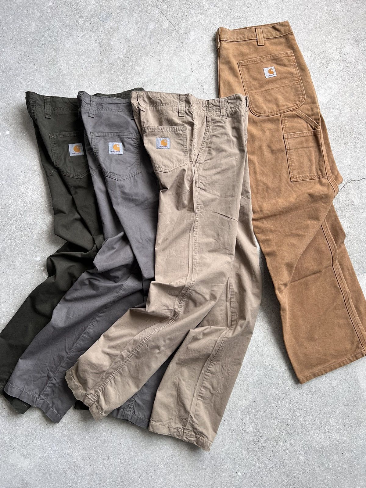 Carhartt × Carhartt Wip × Vintage Vintage Carhartt Wip Pants Khaki Size US 28 / EU 44 - 3 Thumbnail