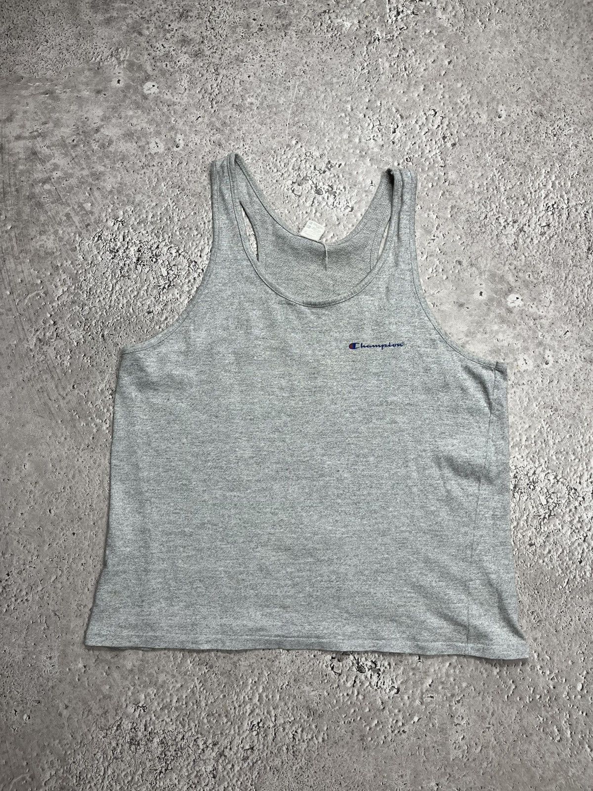 Champion Vintage Champion Tank Top Mens L Sleeveless Shirt Small Logo Size L / US 10 / IT 46 - 1 Thumbnail