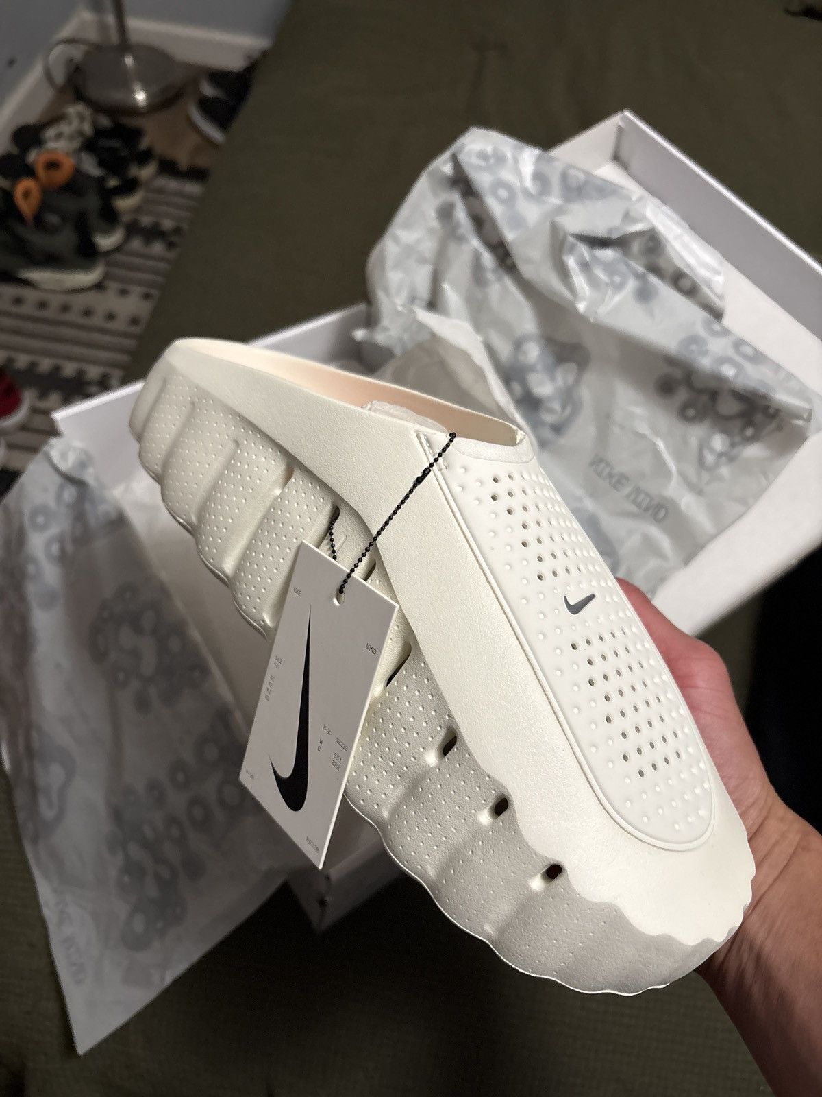 Nike Nike mind slide 001 size 14 Sail Size US 14 / EU 47 - 1 Thumbnail