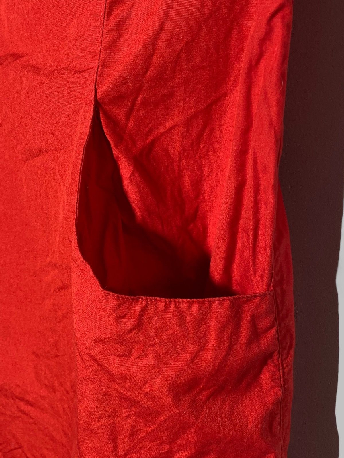 Katharine Hamnett London Vintage 1980s Katharine Hamnett Hot Red Bustier Dress Size M / US 6-8 / IT 42-44 - 4 Thumbnail