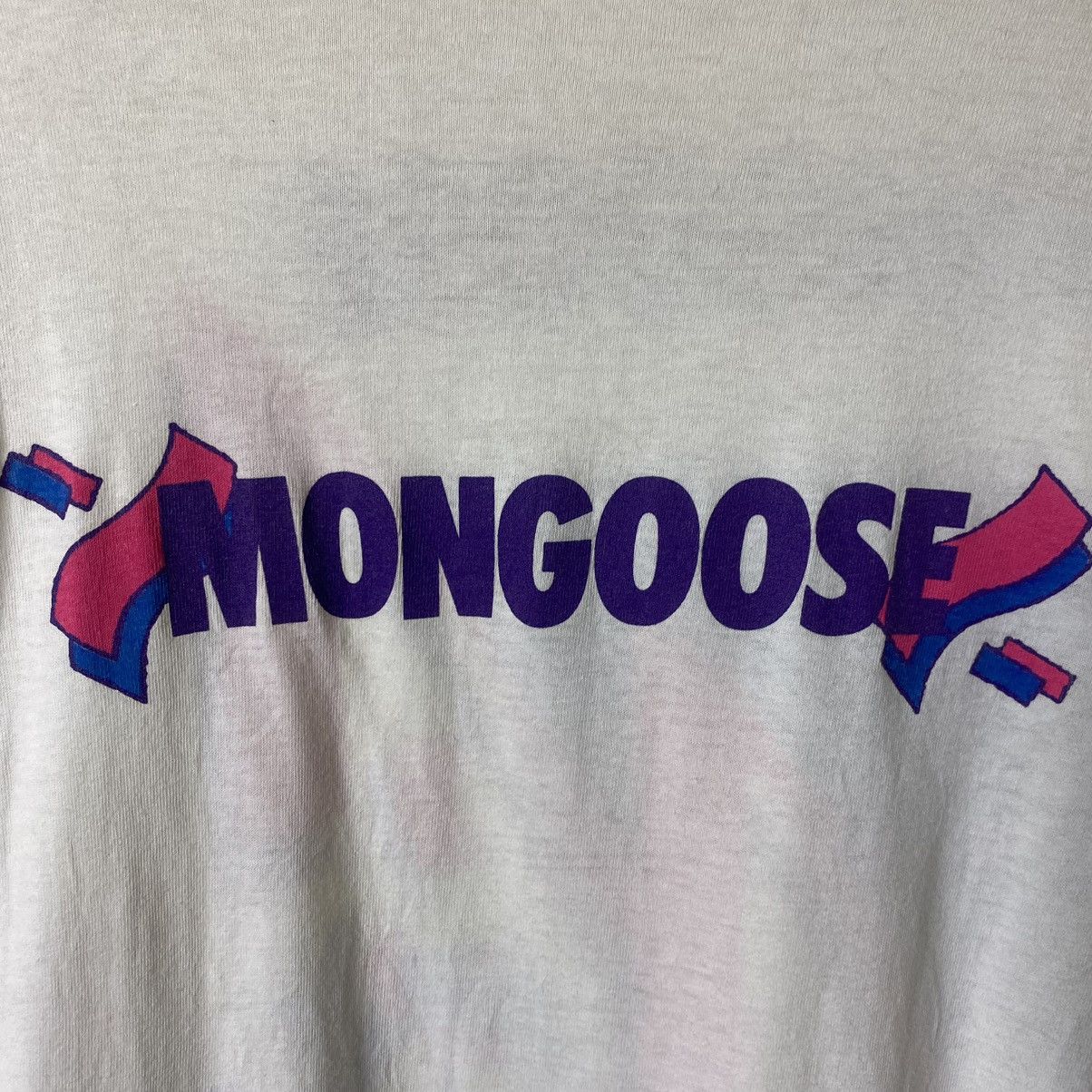 Vintage Vintage 1990s Mongoose BMX Bike Skater LS T Shirt Size US S / EU 44-46 / 1 - 5 Thumbnail
