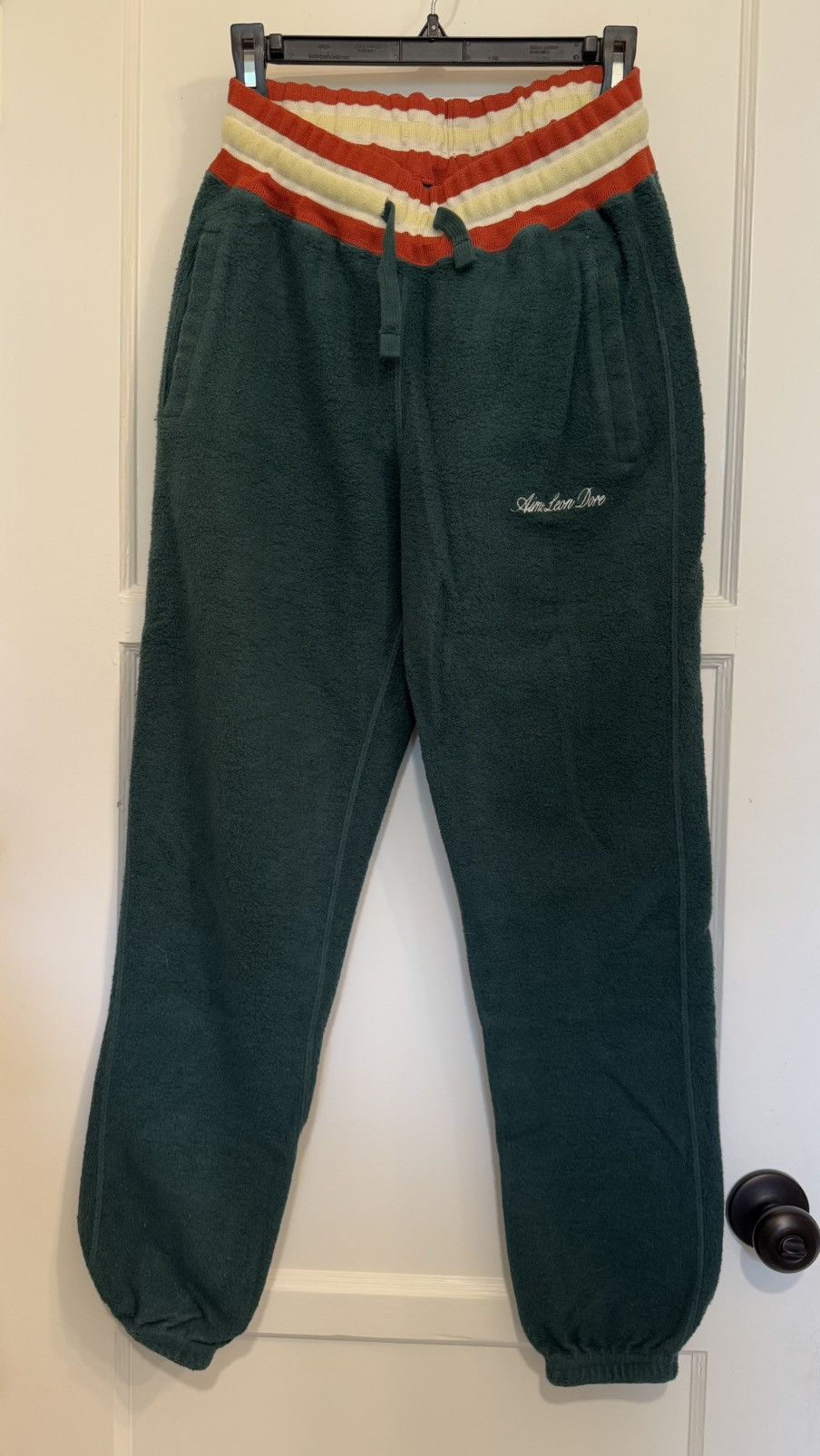Aime Leon Dore Aime Leon Dore Reverse Fleece Sweatpants Botanical Green XS Size US 27 - 1 Thumbnail