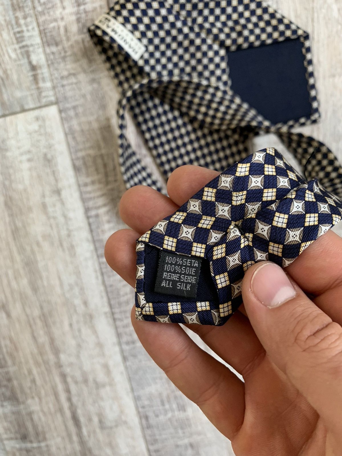 Versace × Vintage Vintage Versace made in Italy Tie Size ONE SIZE - 6 Thumbnail