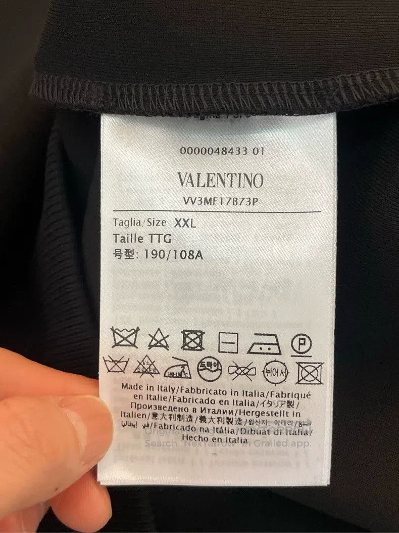 Valentino Valentino Black long-sleeved sweatshirt Size XXL / US 16-18 / IT 52-54 - 4 Thumbnail