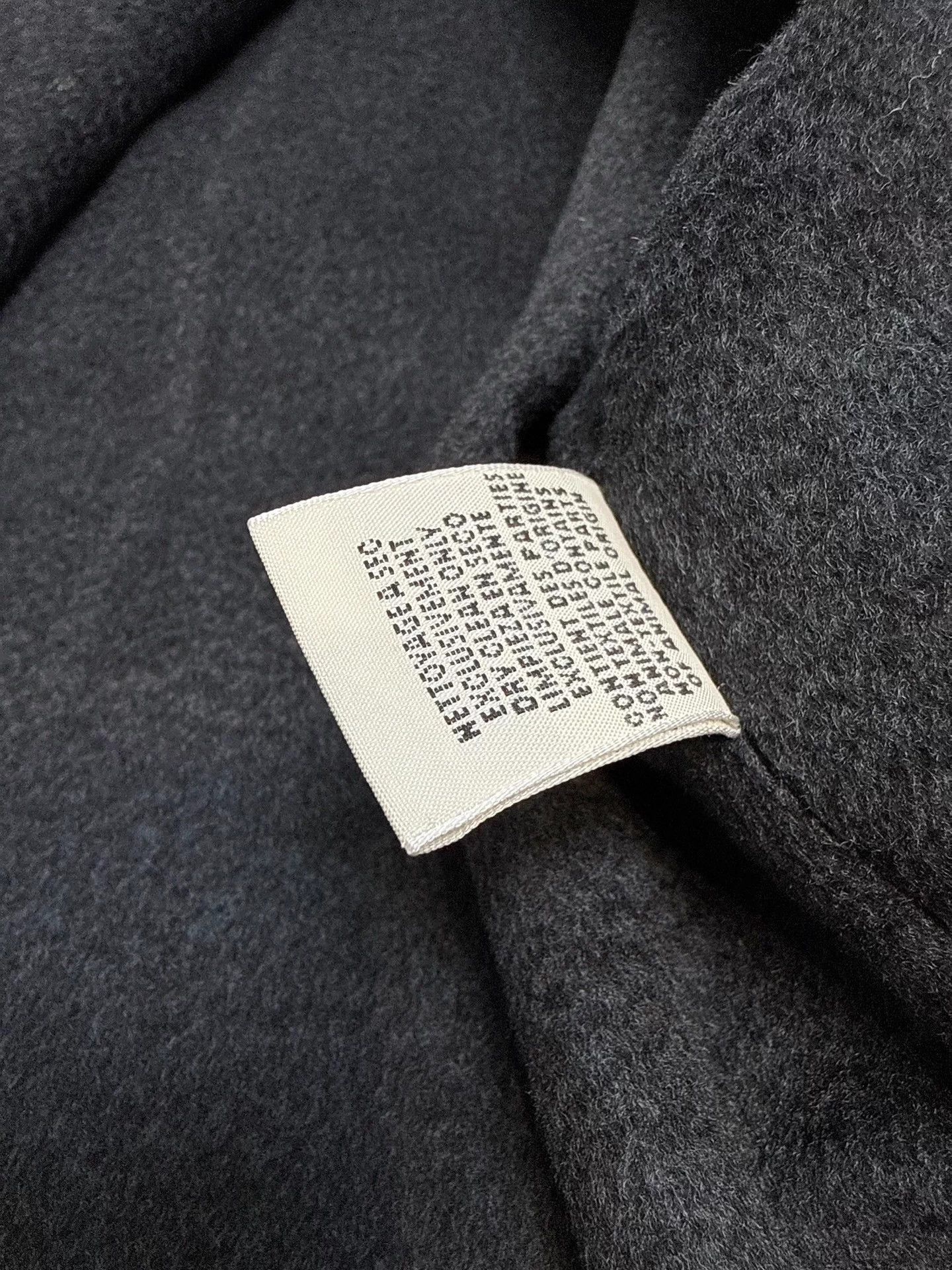 Hermes new Hermes gray/charcoal lined 1 button hooded coat belt 34 Size XS / US 0-2 / IT 36-38 - 6 Thumbnail