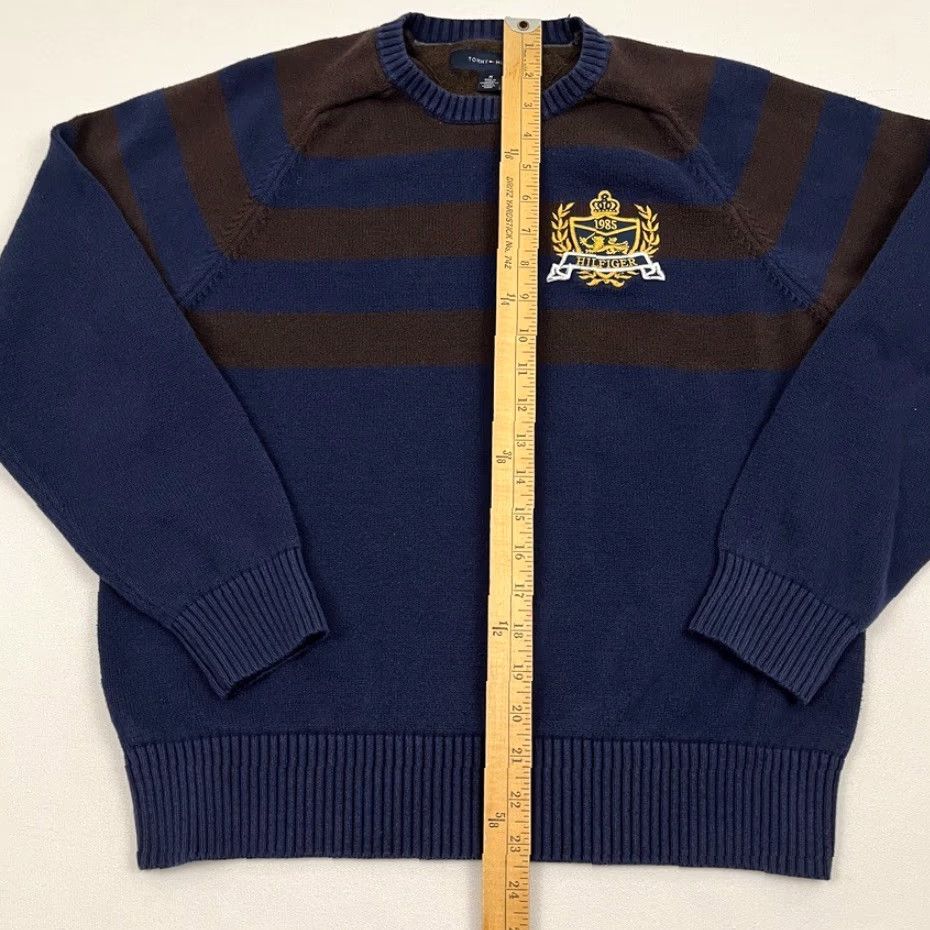 Tommy Hilfiger TOMMY HILFIGER Sweater Womens M Multicolor Striped Knit Crew Pullover Regular Fit Casual Size M / US 6-8 / IT 42-44 - 5 Thumbnail