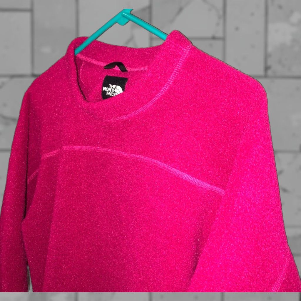 The North Face The North Face Womens Pink Crewneck Fleece Sweater Size M Size M / US 6-8 / IT 42-44 - 1 Thumbnail