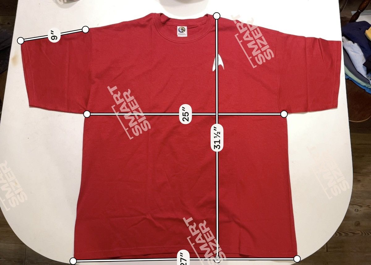 Other Roddenberry Star Trek 2XL Red Operations Uniform T-Shirt Size US XXL / EU 58 / 5 - 9 Thumbnail