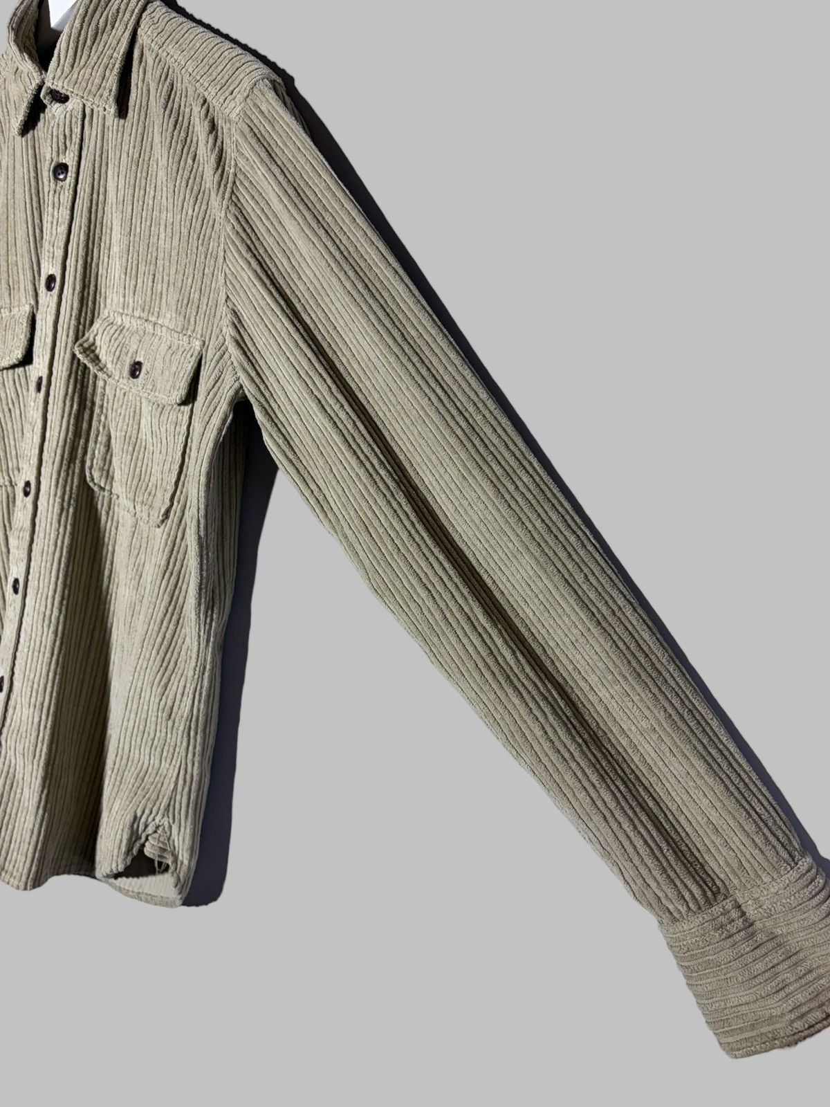 Tintoria Mattei Tintoria Mattei 954 Long Sleeve Corduroy Shirt Luxury Size US M / EU 48-50 / 2 - 10 Thumbnail