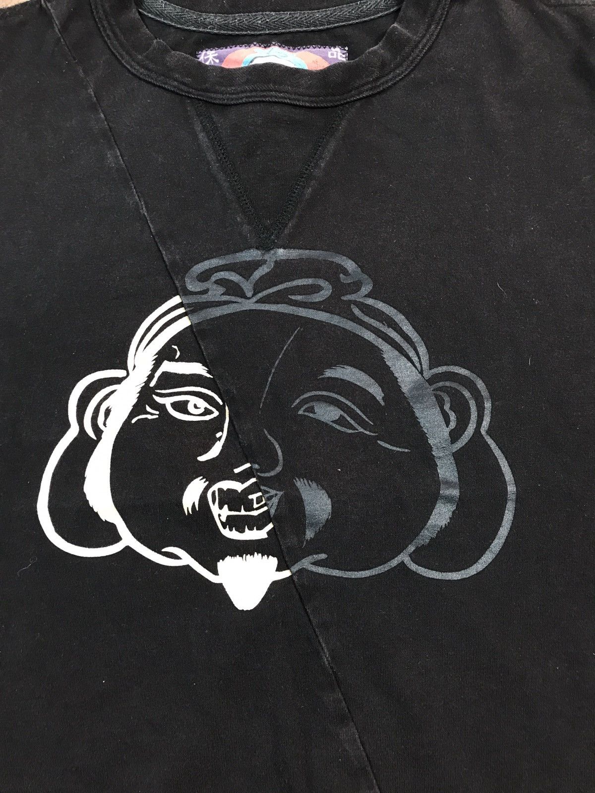 Evisu × Vintage Vintage Evisu T Shirt Black Graphic Print Size M / US 6-8 / IT 42-44 - 6 Thumbnail
