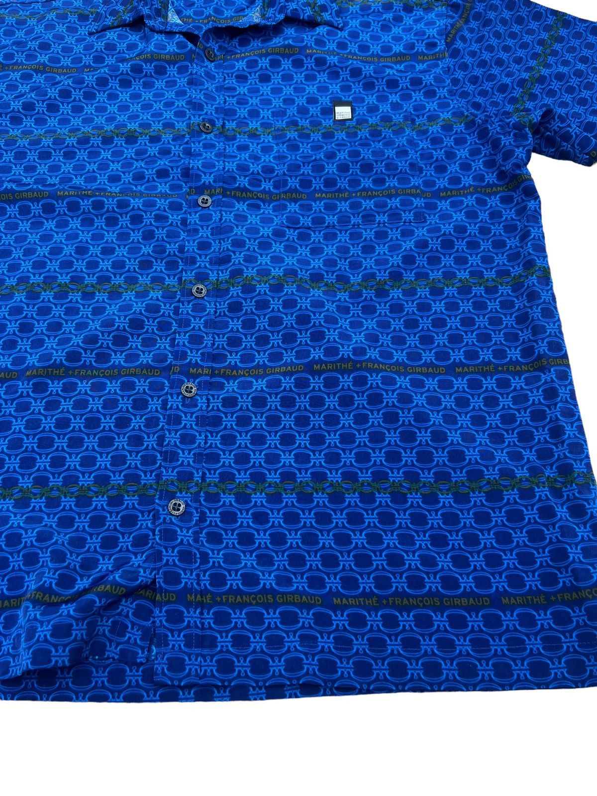 Marithe + Francois Girbaud VTG 90s Marithe Francois Girbaud Spell Out Oversized Shirt Size US M / EU 48-50 / 2 - 11 Thumbnail