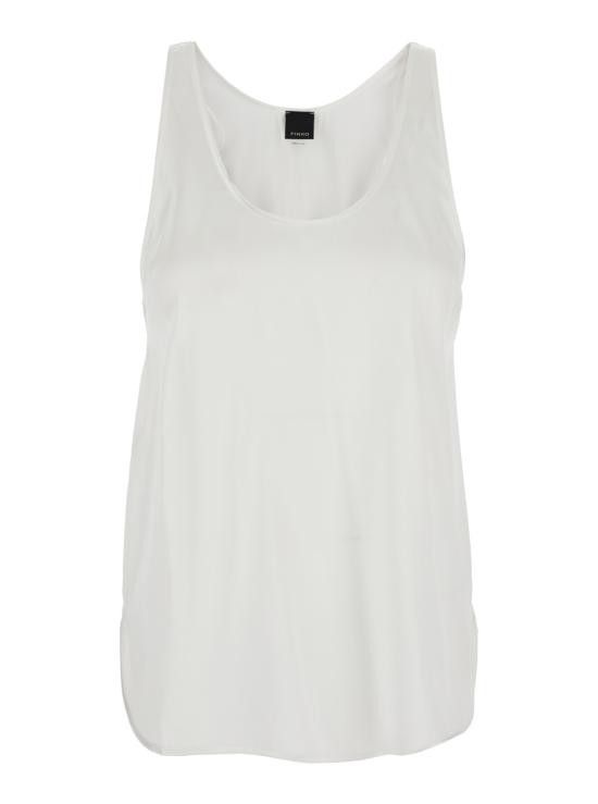 Pinko PINKO Women Tops 104670A2JRZ05 White Size S / US 4 / IT 40 - 1 Thumbnail