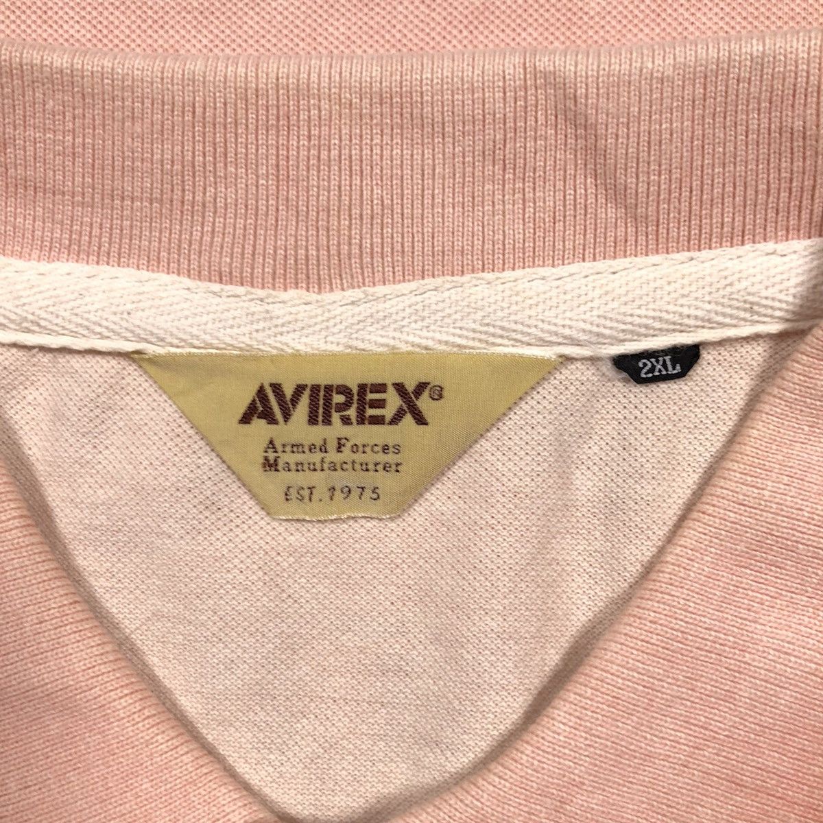 Avirex Vintage Avirex Flying Tigers Big Embroidered Logo Polo Size US XXL / EU 58 / 5 - 14 Thumbnail