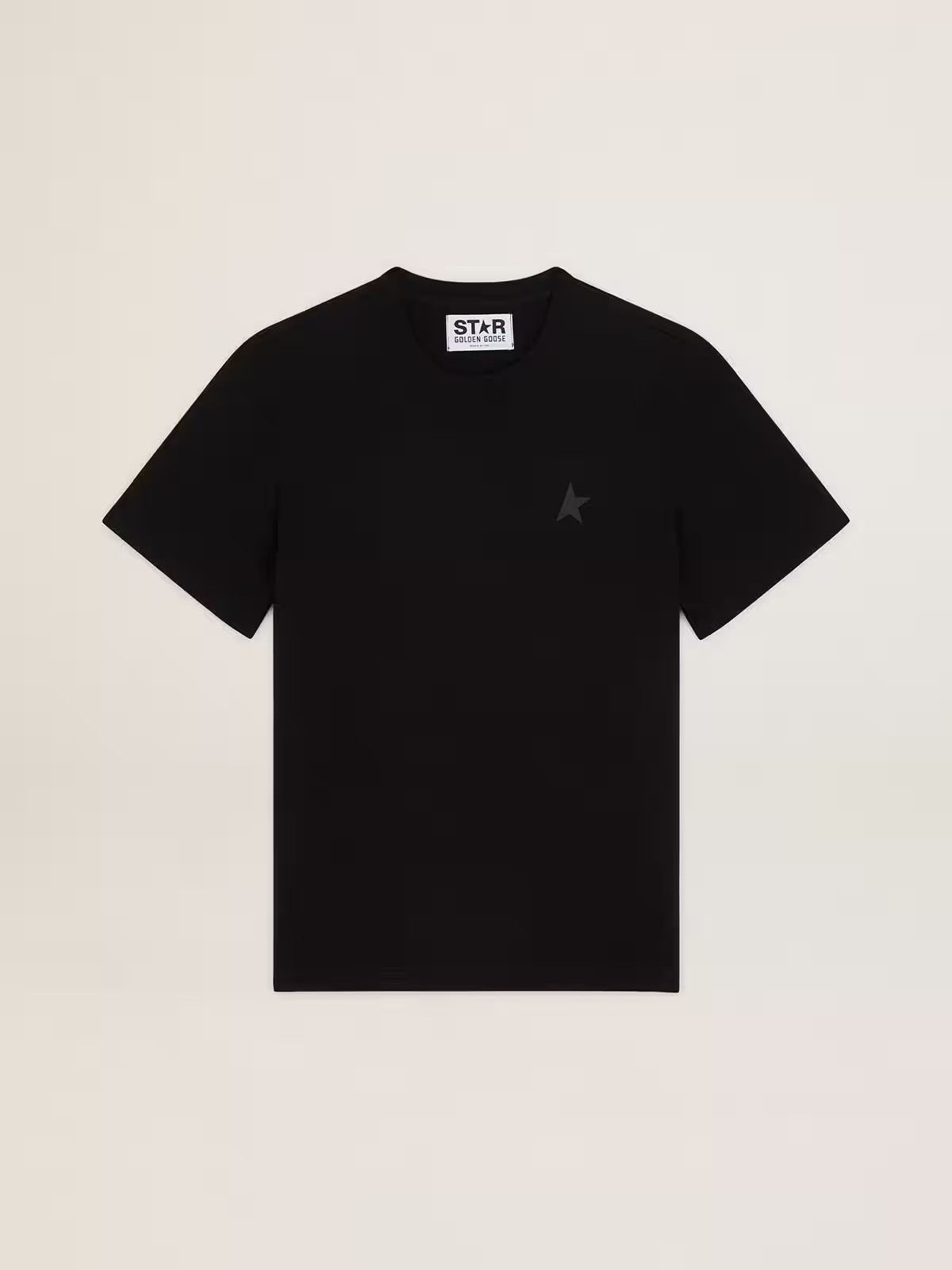 Golden Goose o1s22i1n1224 Cotton T-Shirt in Black Size US L / EU 52-54 / 3 - 1 Thumbnail