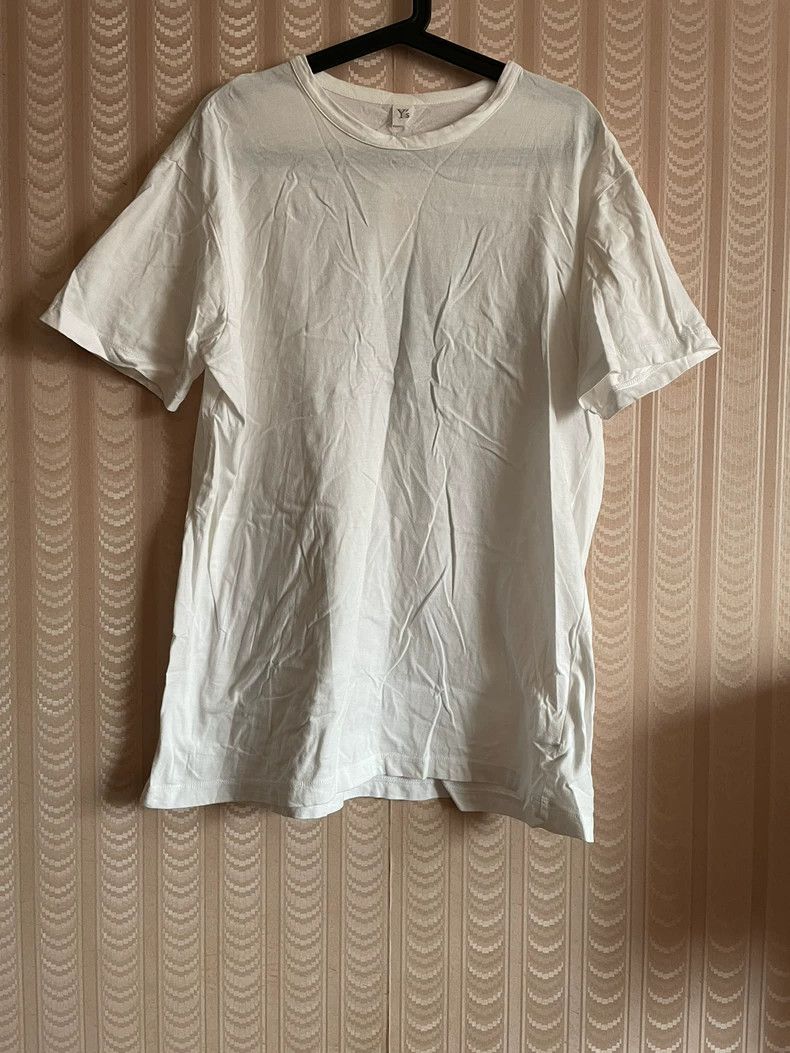 Y's Y's Woven Letter White Long T Short Sleeve Size US M / EU 48-50 / 2 - 2 Thumbnail