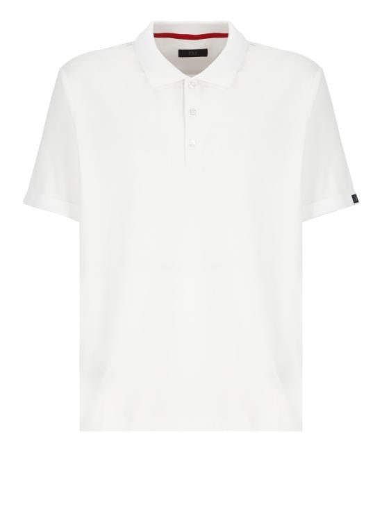Fay FAY Men Polo Shirts NPMB2501340UCX B001 White Size US XL / EU 56 / 4 - 1 Thumbnail