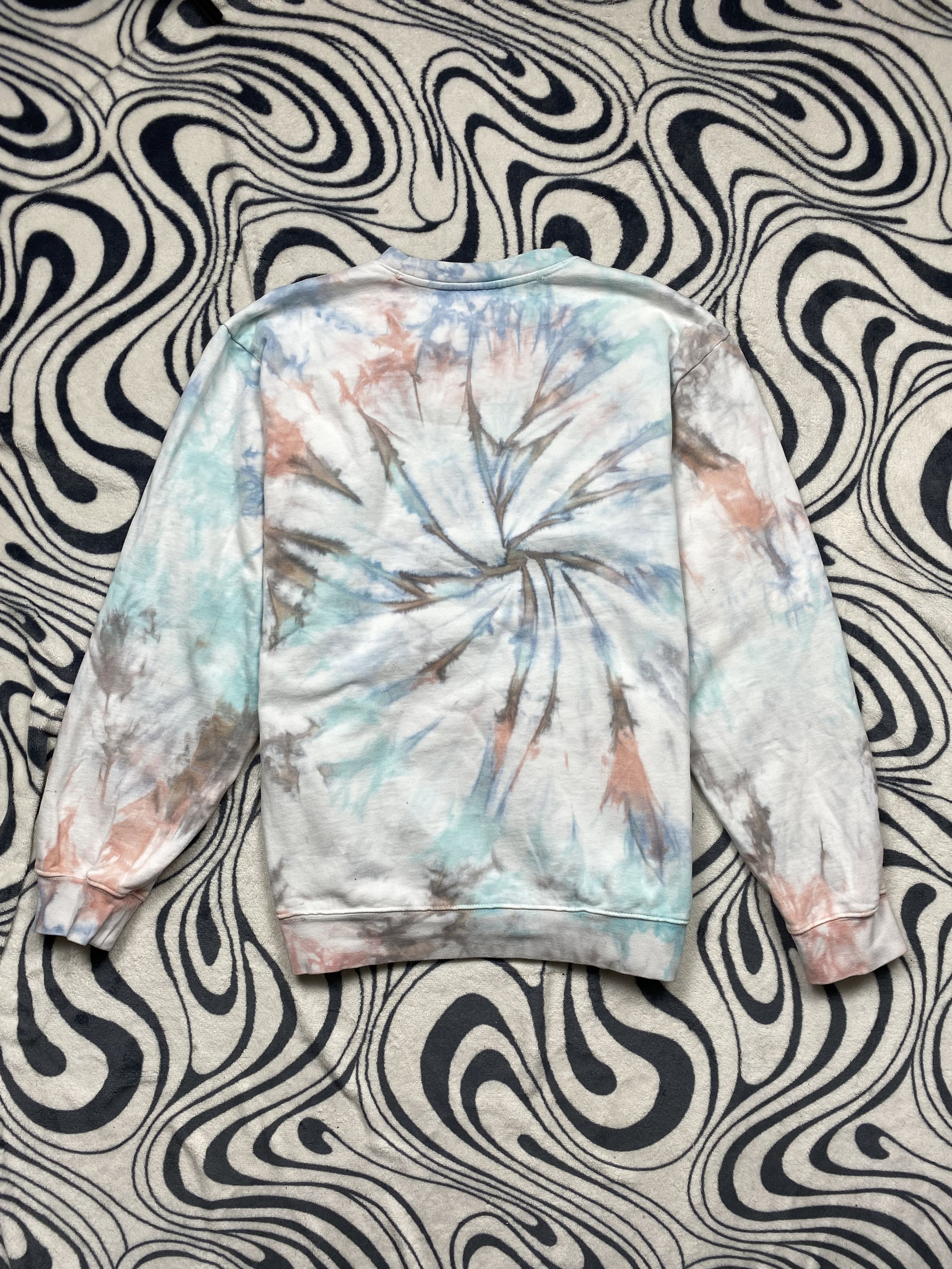 Napapijri Napapijri Vintage Mens Tye Dye Sweatshirt Y2K Size US XL / EU 56 / 4 - 8 Thumbnail