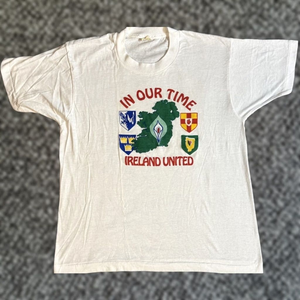 Vintage VINTAGE In Our Time Ireland United T Shirt L The Troubles Sinn Fein Noraid 80s Men Size US L / EU 52-54 / 3 - 1 Thumbnail