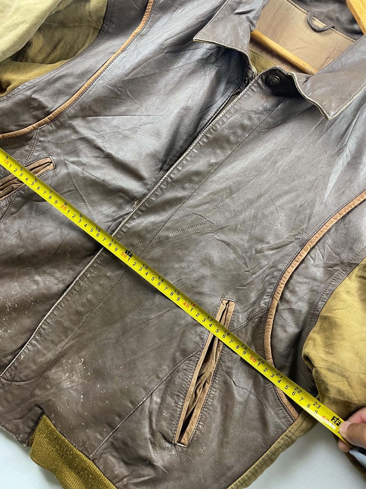 Yves Saint Laurent Vintage Saint laurent leather jacket brown Size US L / EU 52-54 / 3 - 4 Thumbnail