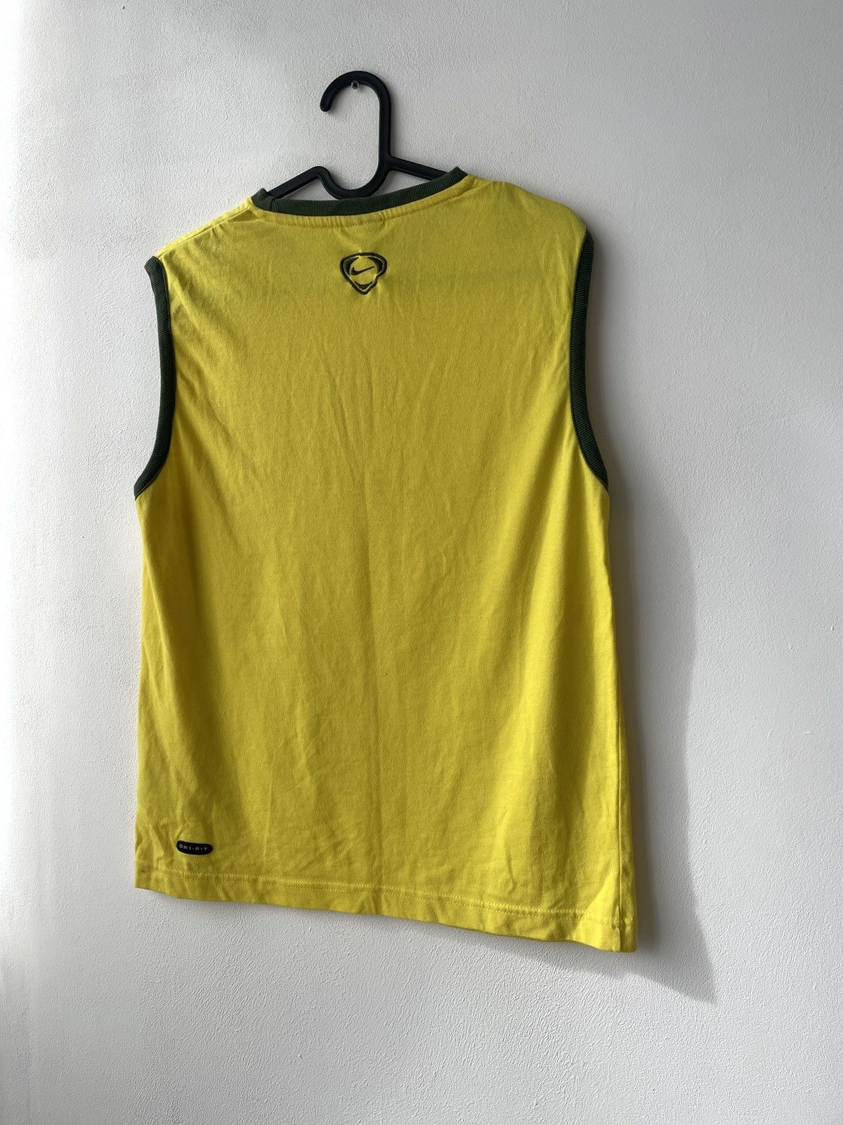 Nike Nike Brasil Football Soccer Yellow Cotton Vest Size S Size US S / EU 44-46 / 1 - 5 Thumbnail