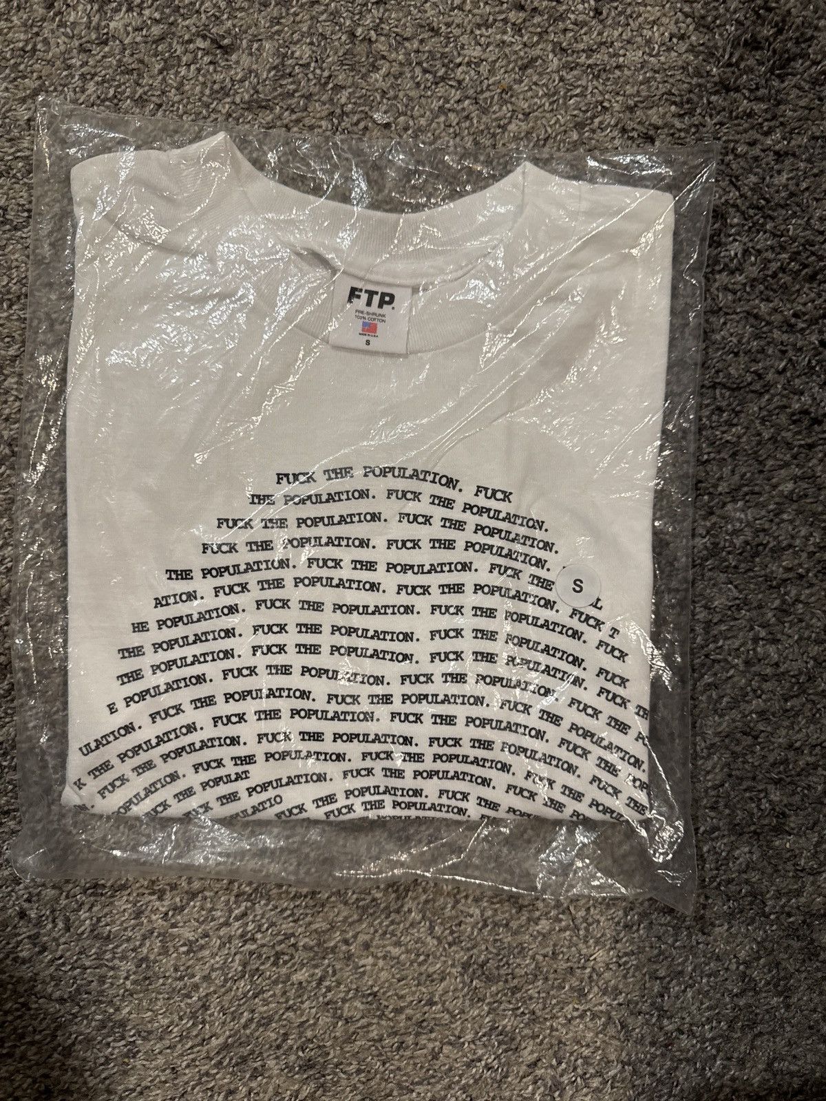 Fuck The Population FTP Fingerprint Tee Size US S / EU 44-46 / 1 - 1 Thumbnail