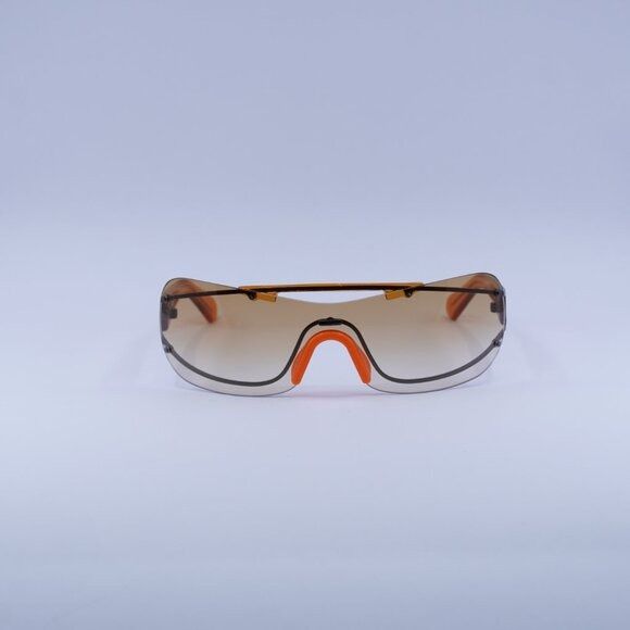 Off-White Off-White OERI103 BIG WHARF 7720 Sunglasses Gunmetal/Orange Size ONE SIZE - 3 Thumbnail
