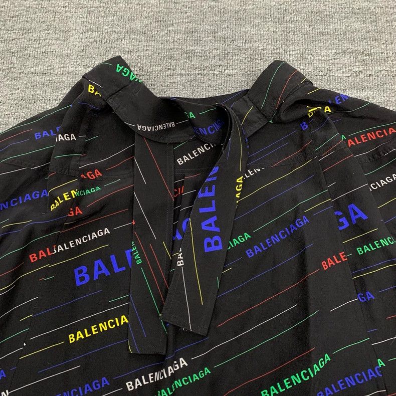 Balenciaga Balenciaga size 34 Black barrage full print color letter s Size XS / US 0-2 / IT 36-38 - 9 Thumbnail