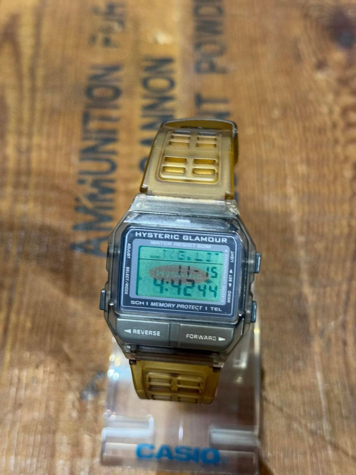 Casio × Hysteric Glamour × Vintage Rare Vintage Casio X Hysteric Glamour  DB81 Data Bank | Grailed