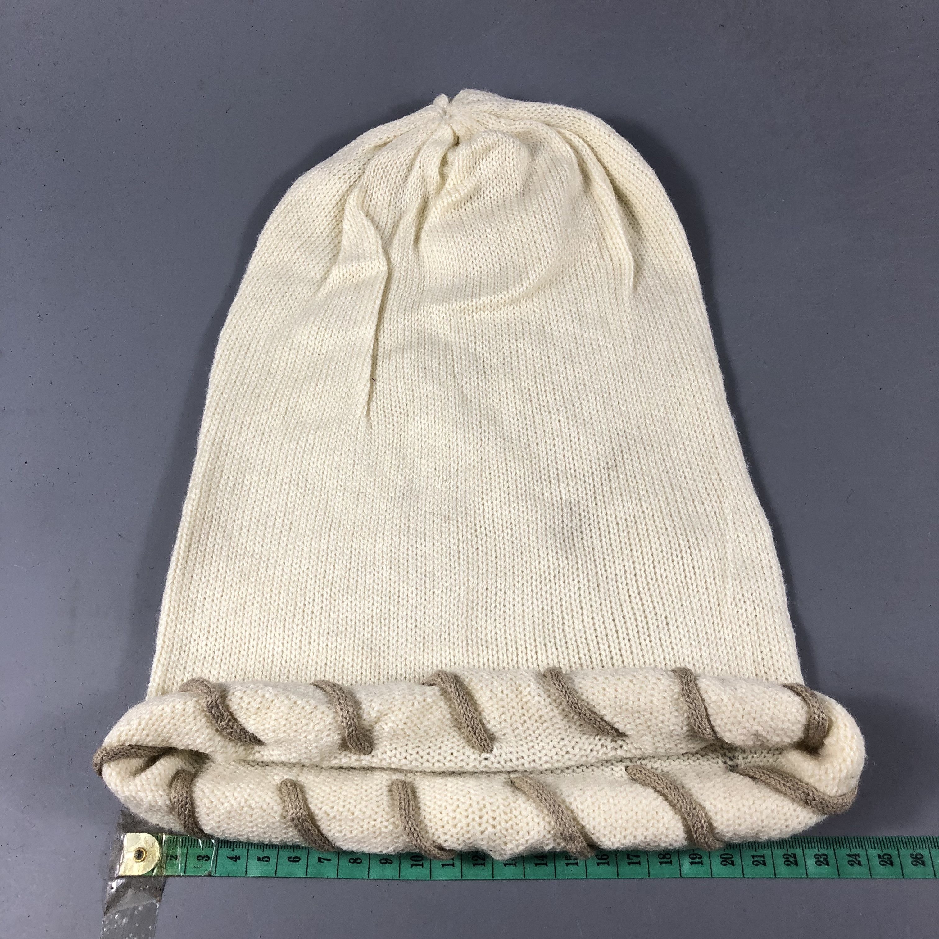 Japanese Brand Unknown Slouchy Beanie Snowcap Snow Hat B1028 Size ONE SIZE - 3 Thumbnail