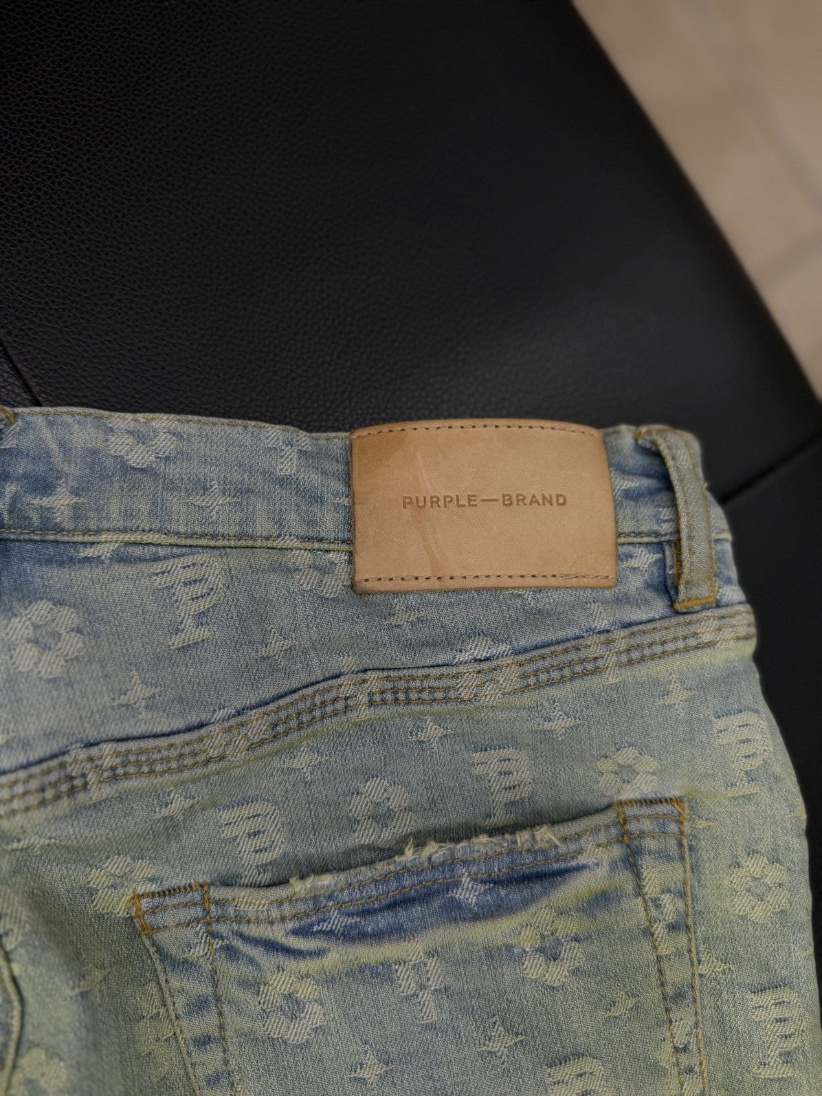 Purple Brand Purple Brand Jeans Blue/Yellow Jeans Size 31 🧼 Size US 31 - 16 Thumbnail