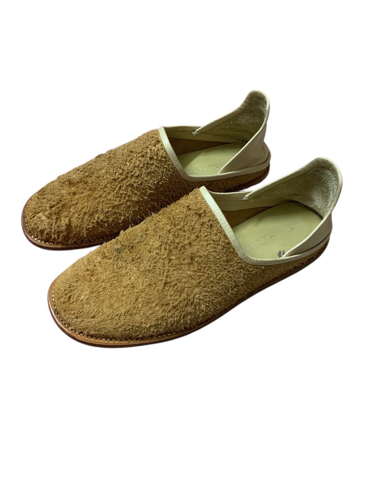 Issey Miyake Permanente by Issey Miyake Suede Slip On Shoes Size US 6 / IT 36 - 2 Thumbnail