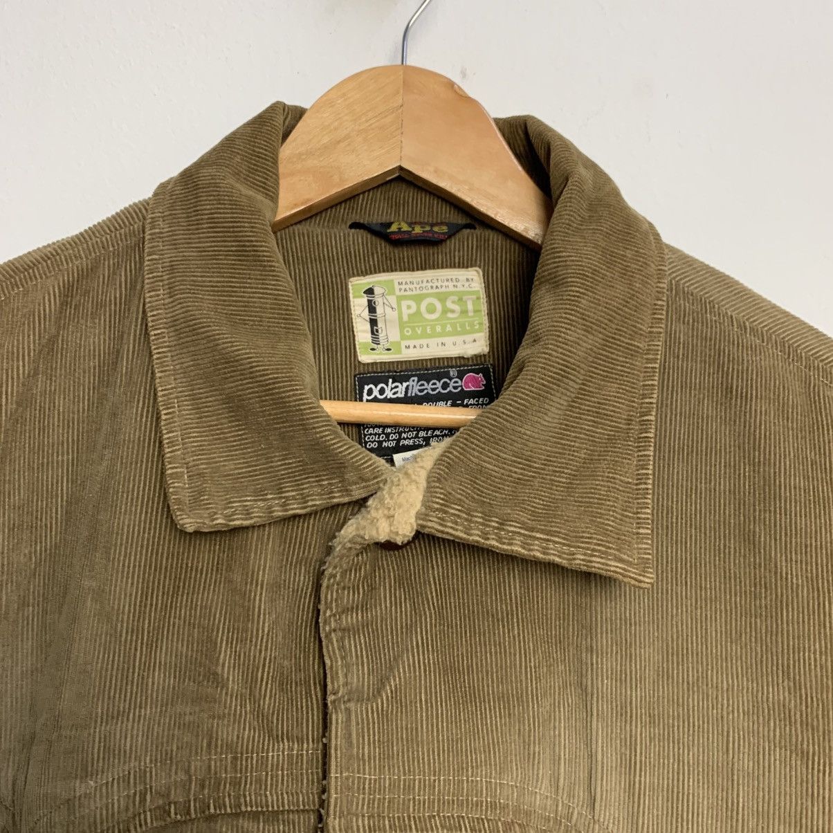 Bape Vintage Bathing Ape Corduroy Jacket Polarfleece Size US XL / EU 56 / 4 - 3 Thumbnail