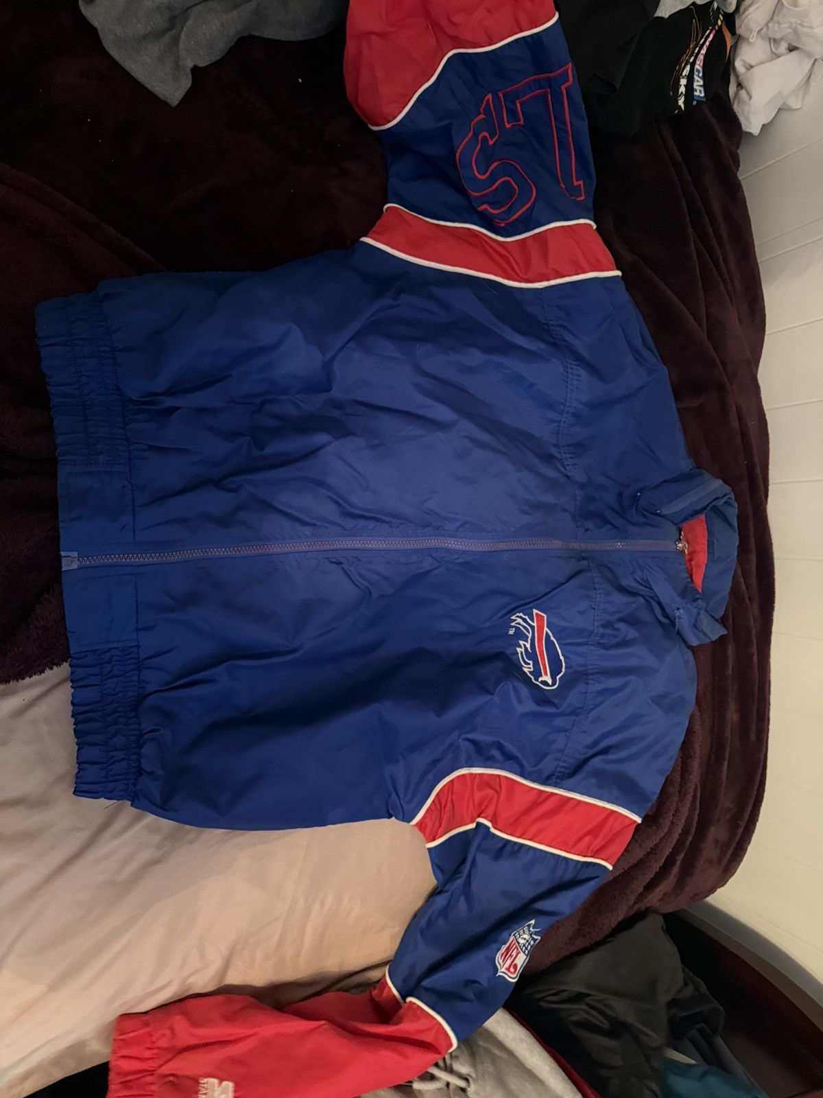 Starter Starter Bills Wind Jacket NFL Size US XL / EU 56 / 4 - 1 Thumbnail