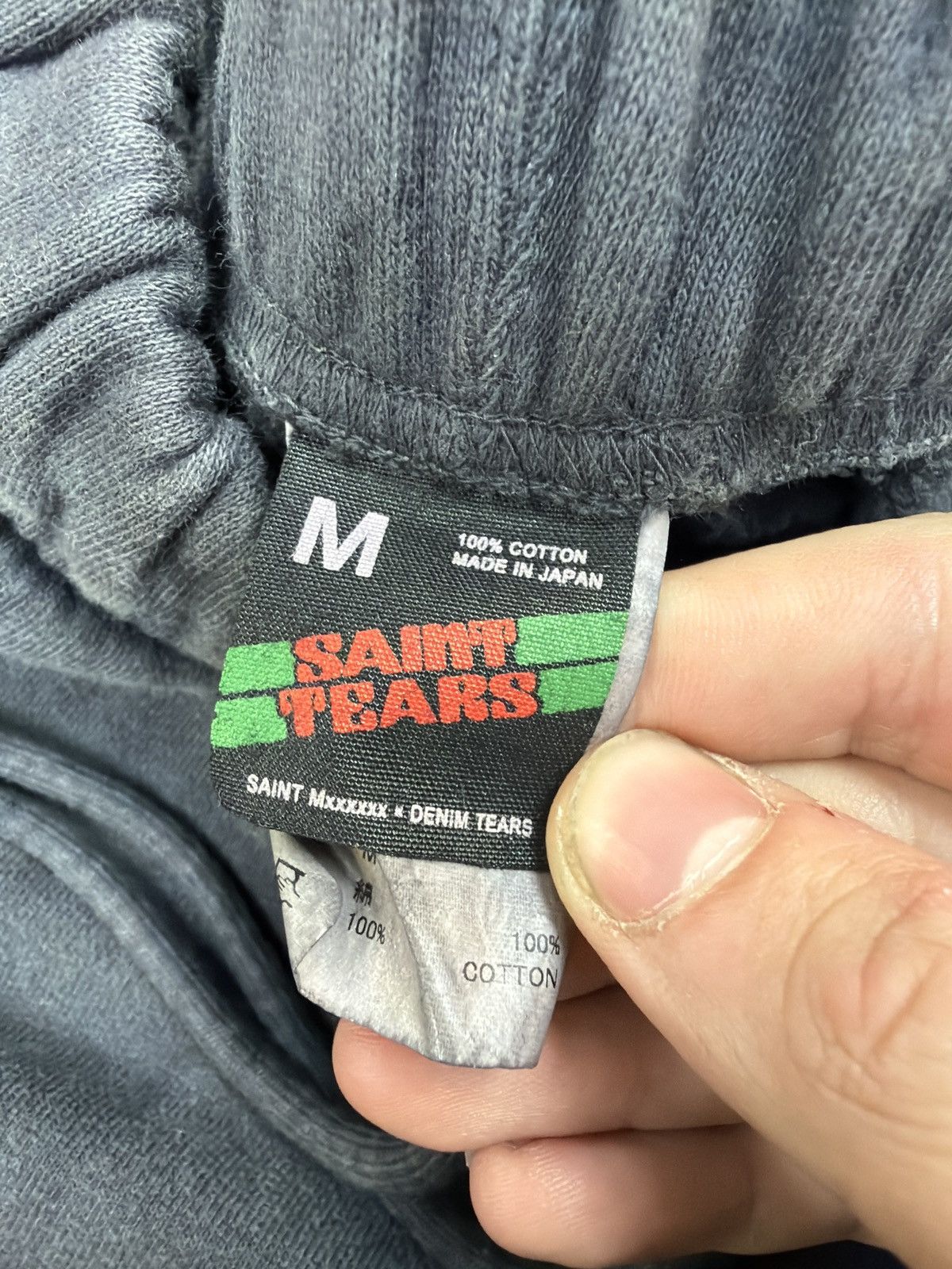 DENIM TEARS × Saint Michael Saint Michael denim tears logo sweatpant Size US 32 / EU 48 - 6 Thumbnail