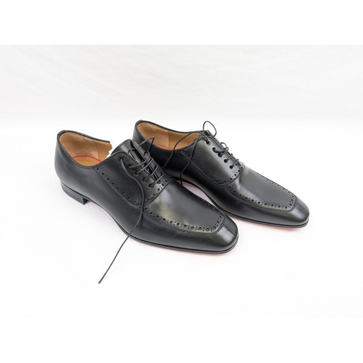 Christian Louboutin o1rshd1 Calf Flat Shoes in Black Size US 8 / EU 41 - 14 Thumbnail