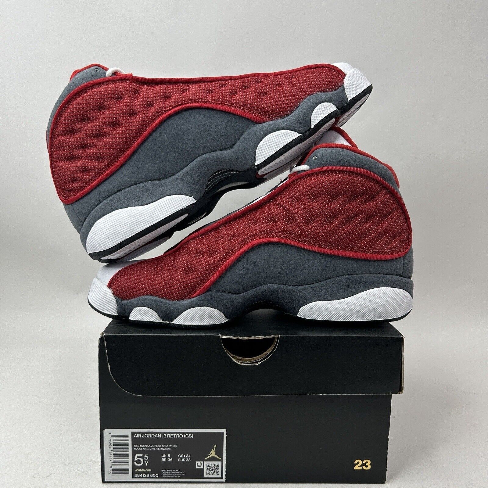 Nike Nike Air Jordan 13 Retro GS “Red Flint” 2023 Size US 7 / IT 37 - 3 Thumbnail