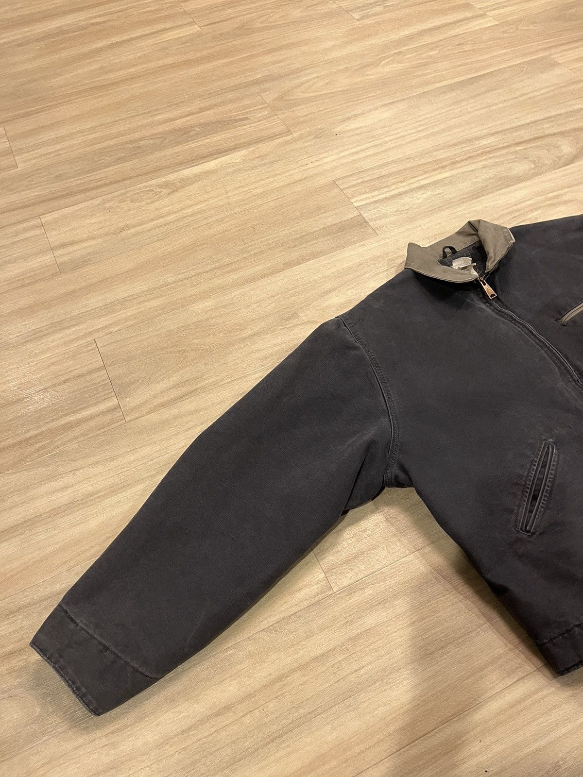 Carhartt Vintage J97 PTL Faded Grey Carhartt Detroit Jacket Size L Size US XXL / EU 58 / 5 - 4 Thumbnail