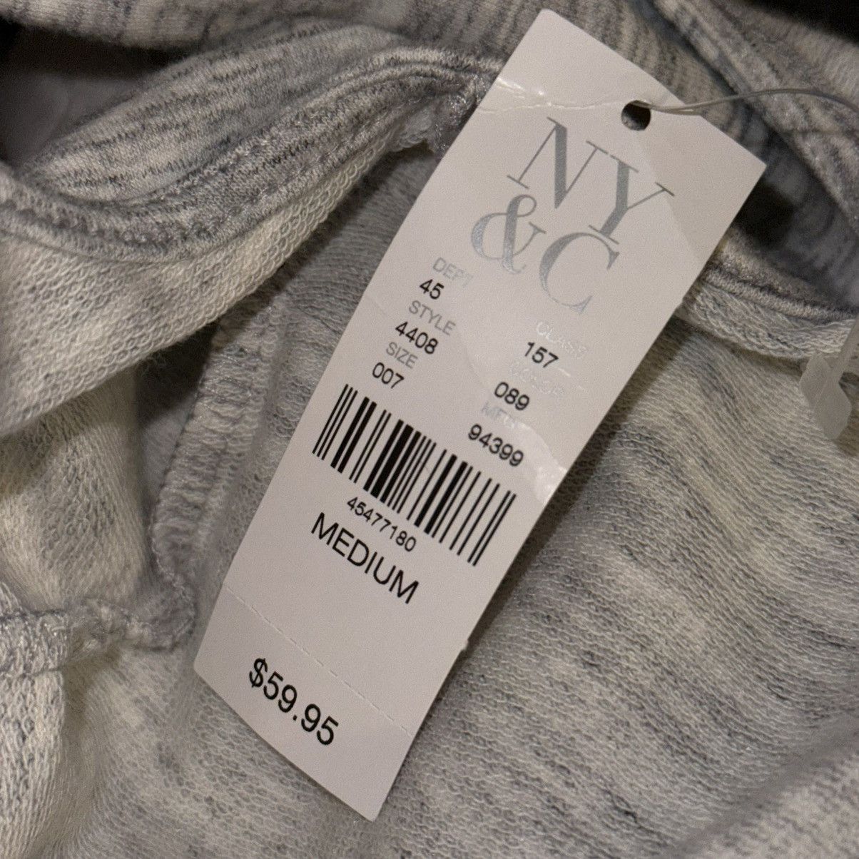 Other New York & Company gray marled sleeveless jumpsuit Size 30" / US 8 / IT 44 - 4 Thumbnail