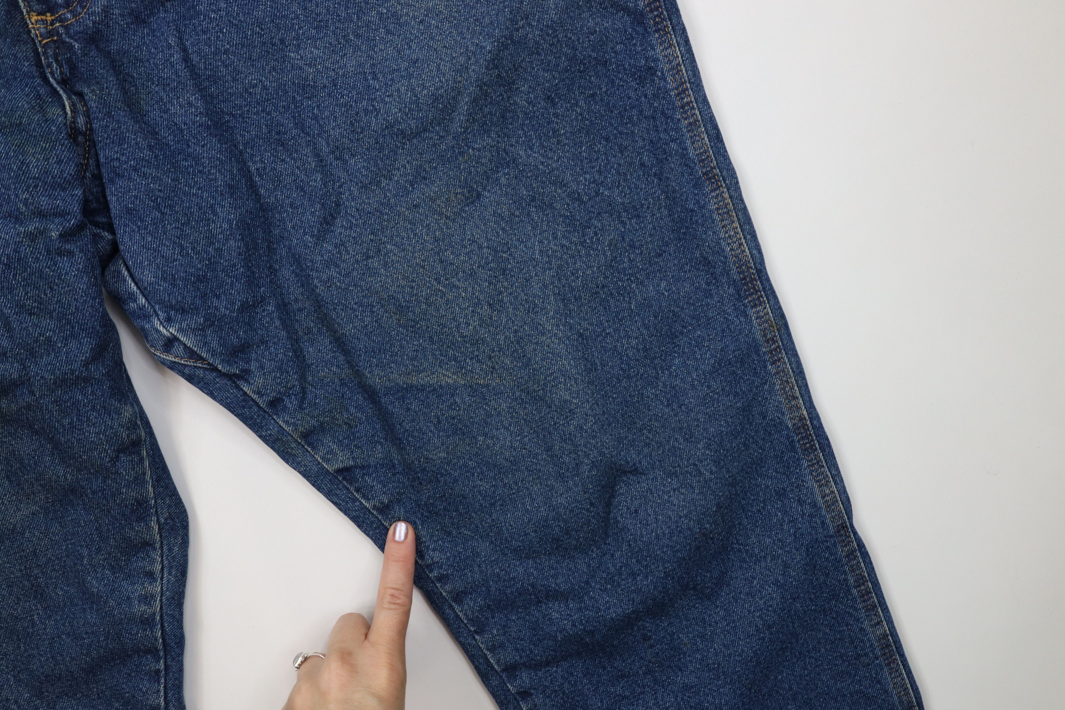 Wrangler Vintage Y2K Wrangler Fleece Lined Bootcut Denim Jeans Blue Size US 40 / EU 56 - 6 Thumbnail