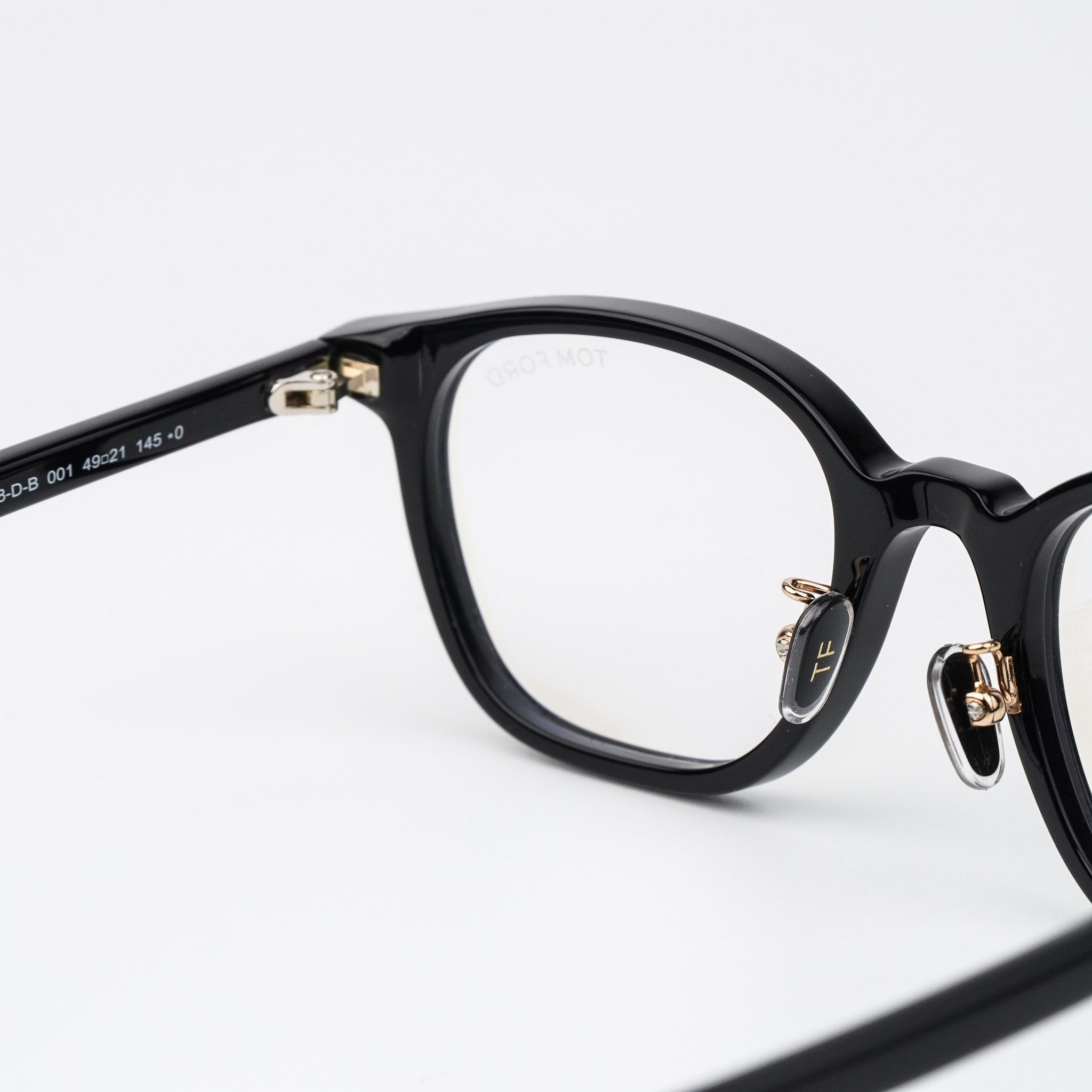 Tom Ford Tom Ford Men Eyeglasses Square FT5858-D-B 001 NEW AUTHENTIC Size ONE SIZE - 7 Thumbnail