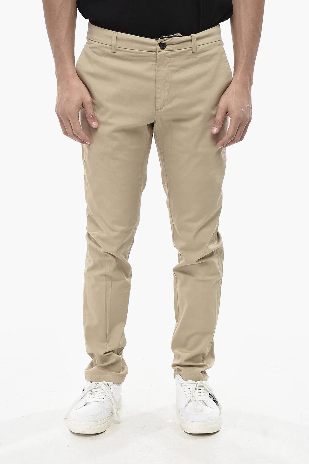 DEPARTMENT5 og1mm0326 Stretch Cotton Pant in Beige Size US 31 - 1 Thumbnail