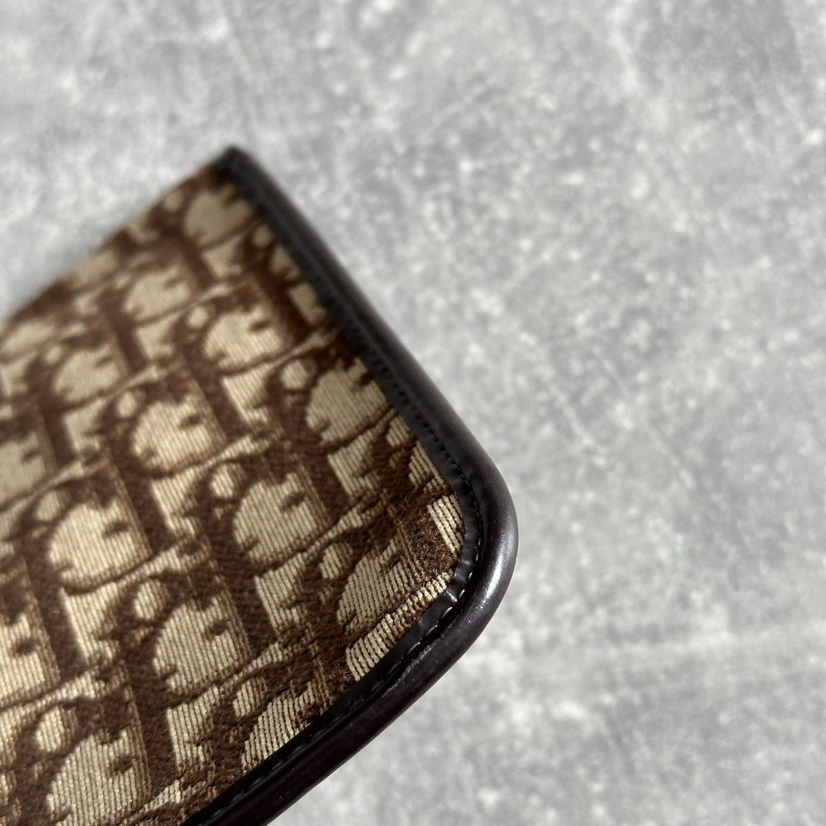Christian Dior Monsieur Vintage Christian Dior Clutch 80’s Brown Monogram Leather Size ONE SIZE - 12 Thumbnail