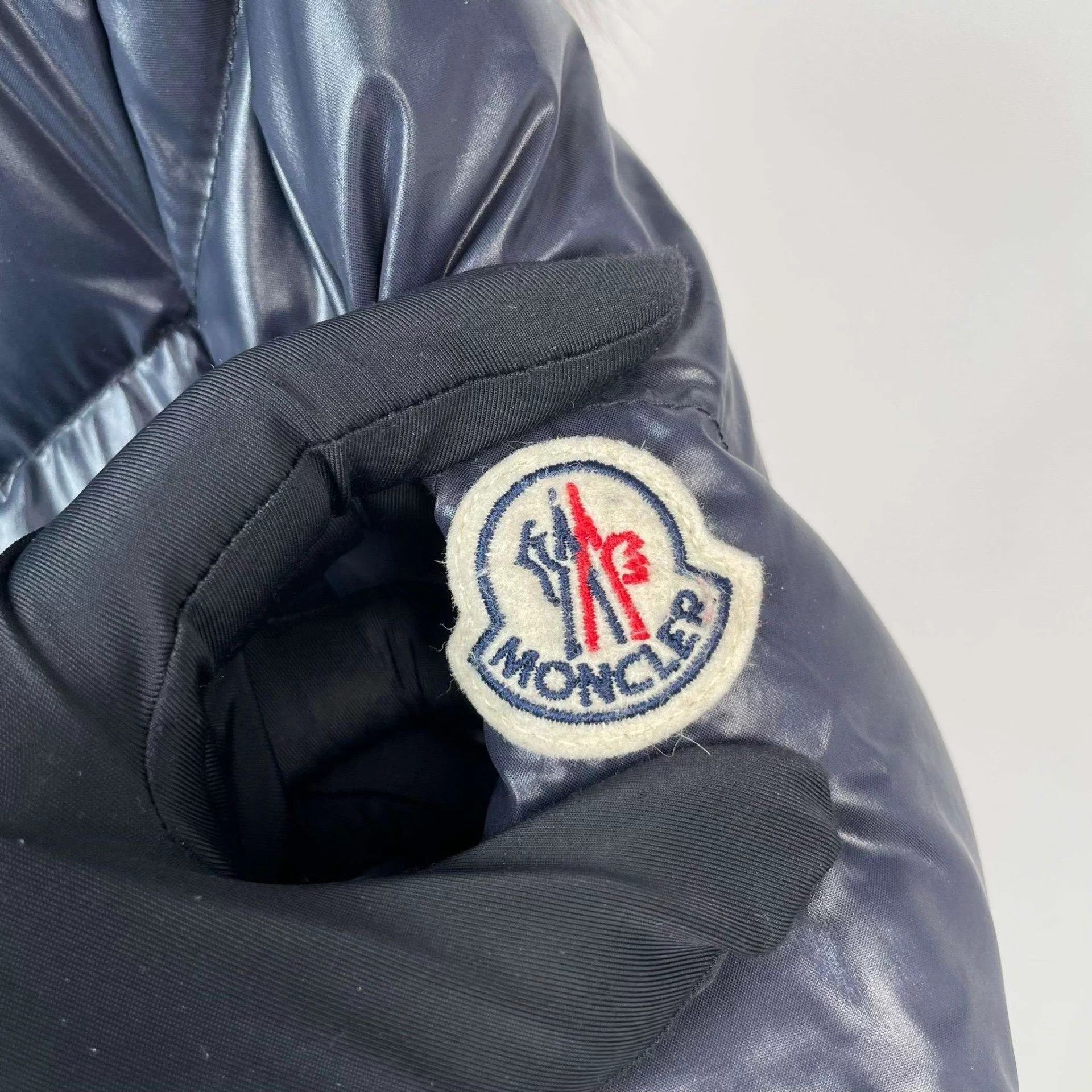 Moncler Moncler down puffer jacket 0 US navy sporty Size XS / US 0-2 / IT 36-38 - 3 Thumbnail