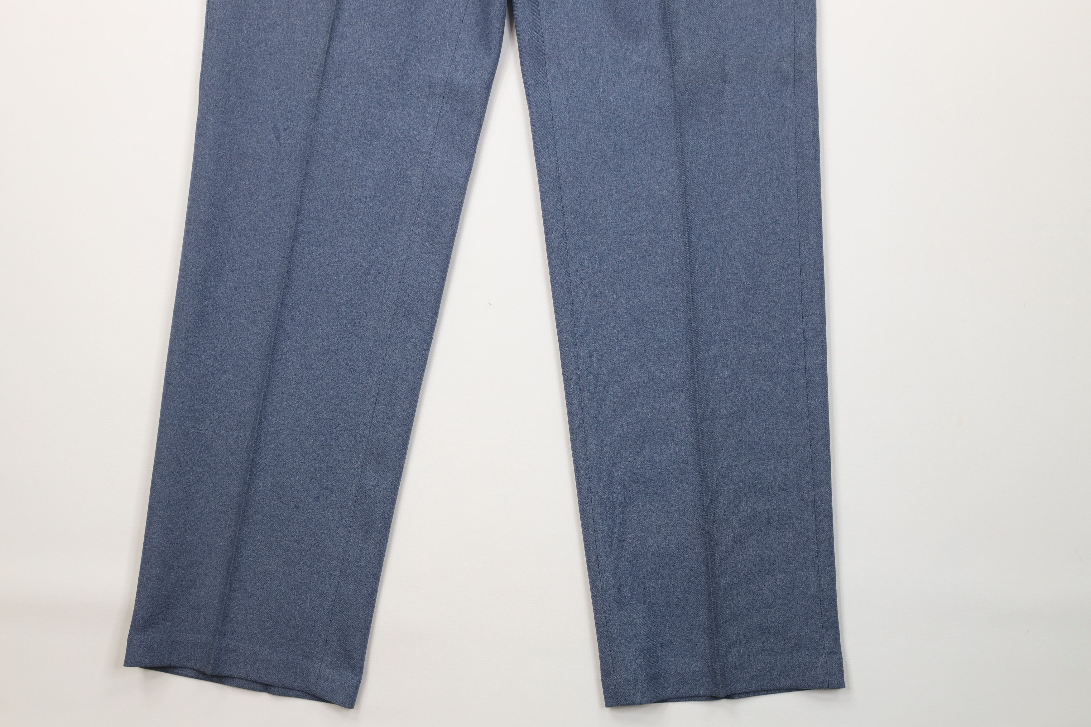 Levi's Vintage 80s Levis Knit Chino Pants Trousers Blue USA Size US 34 / EU 50 - 4 Thumbnail