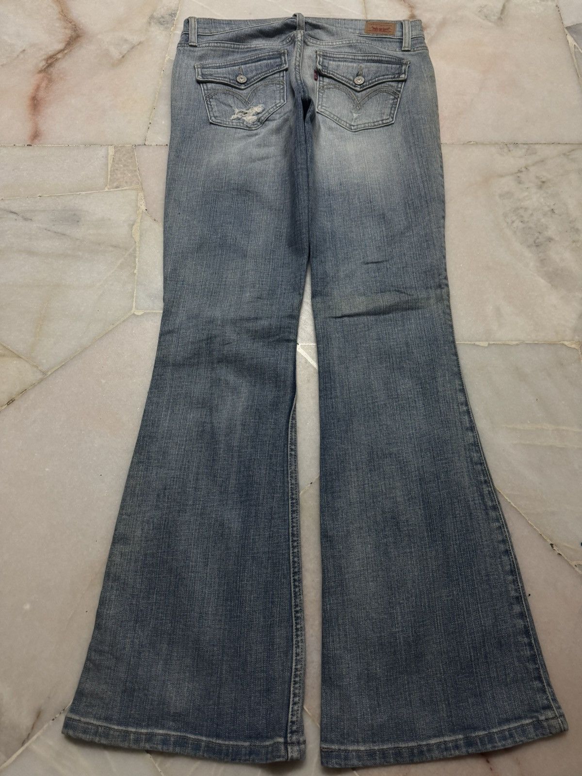 Levi's 💥BELL BOTTOM 90s💥TOO SUPERLOW 524 LEVI'S GRUNGE DISTRESS Size US 28 / EU 44 - 15 Thumbnail