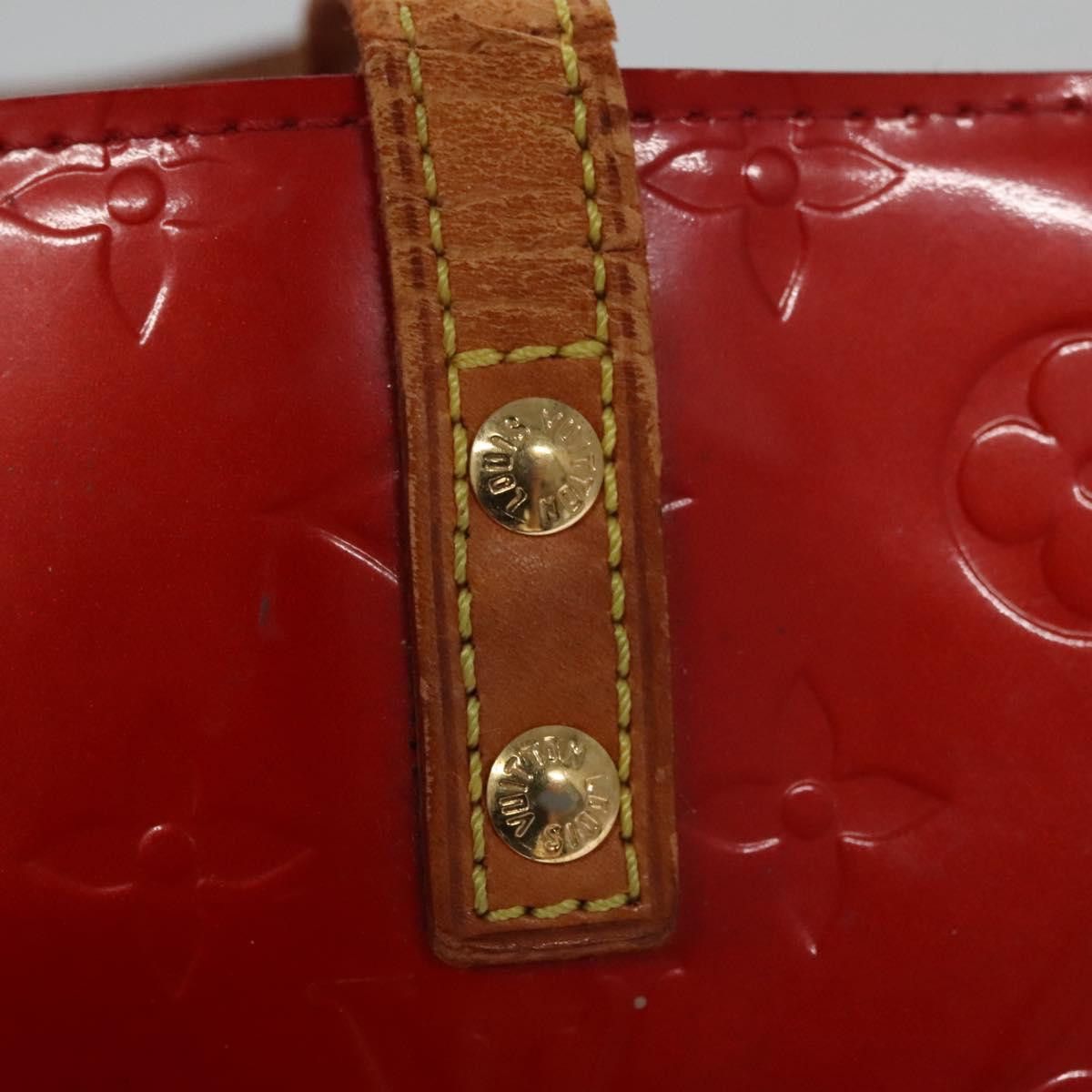 Louis Vuitton LOUIS VUITTON Monogram Vernis Reade PM Hand Bag Red Rouge Size ONE SIZE - 15 Thumbnail